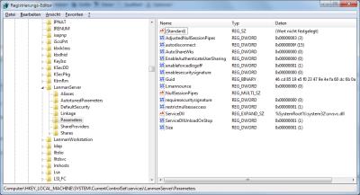 Anzeige der Netzwerk-Ordner sehr langsam unter Windows