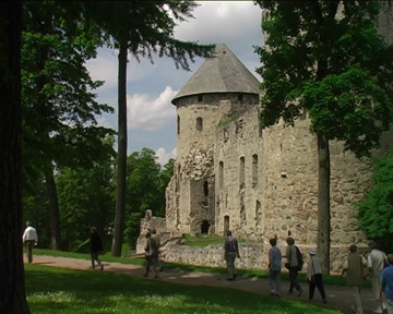 Ruine der alten Ordensburg
