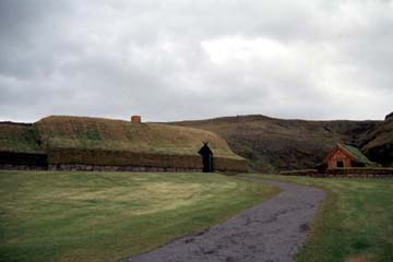 Rekonstruierter Bauernhof Þjóðveldisbær